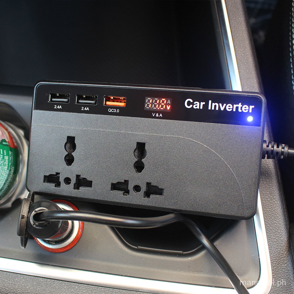 Multifunction Car Power Inverter 12V 24V to 110V 220V AC Voltage