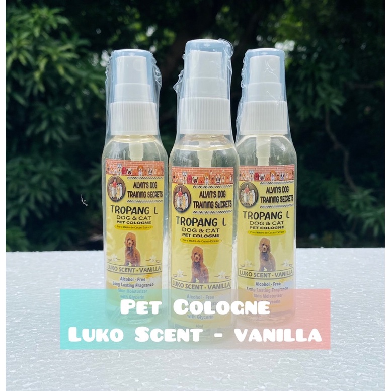 Dog & Cat Pet Cologne Vanilla Shopee Philippines