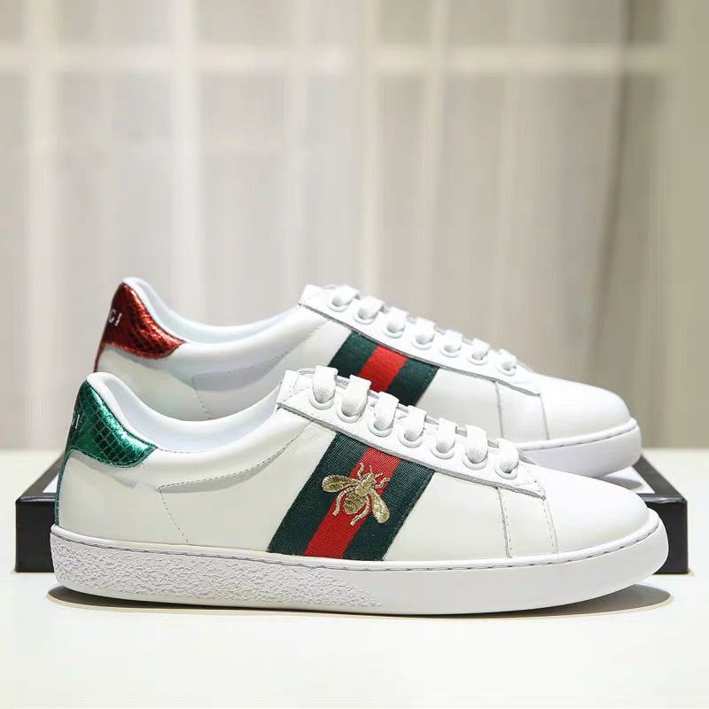 Gucci shoes green store and red