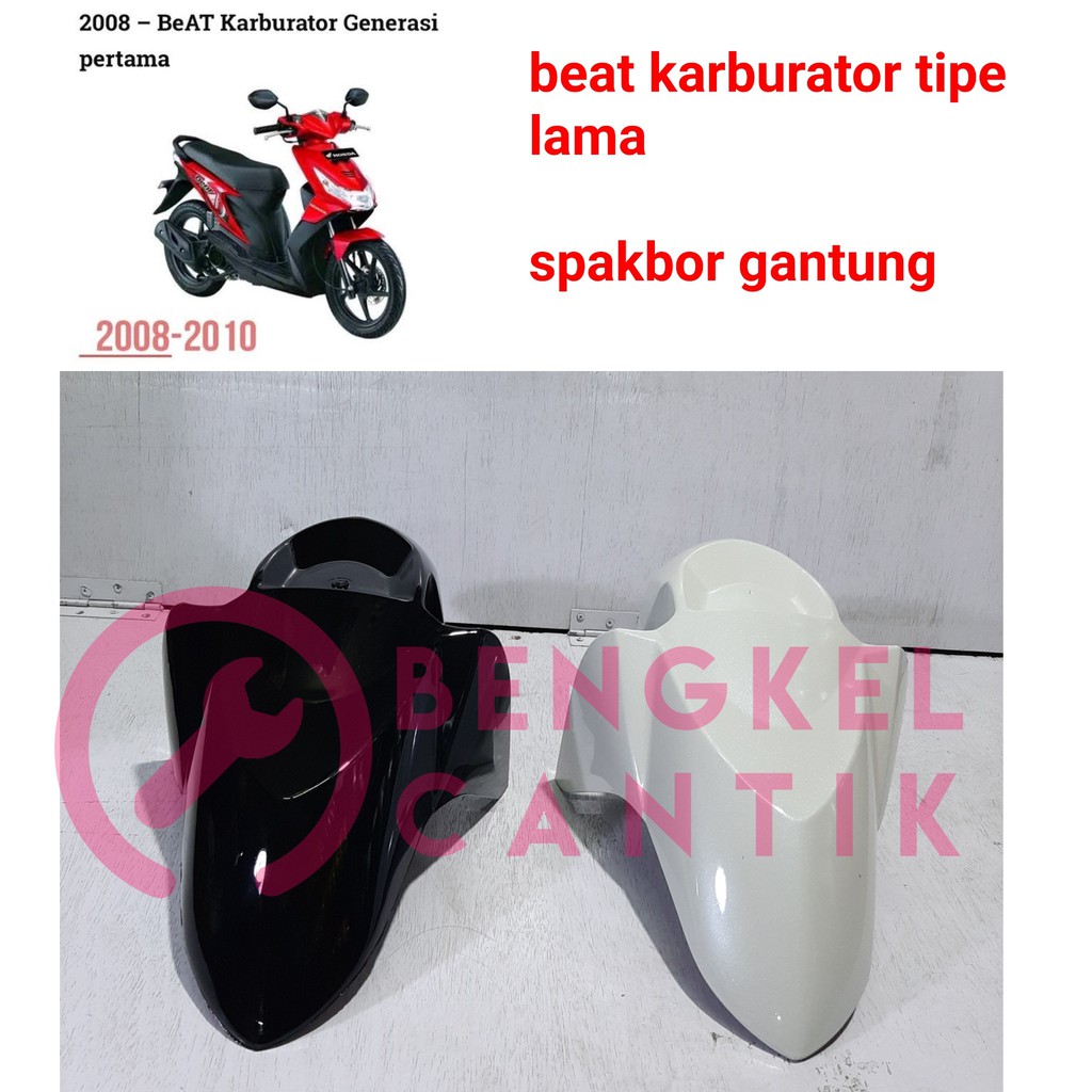 PUTIH HITAM Front Fender honda BEAT Carburator Hanging model /lama