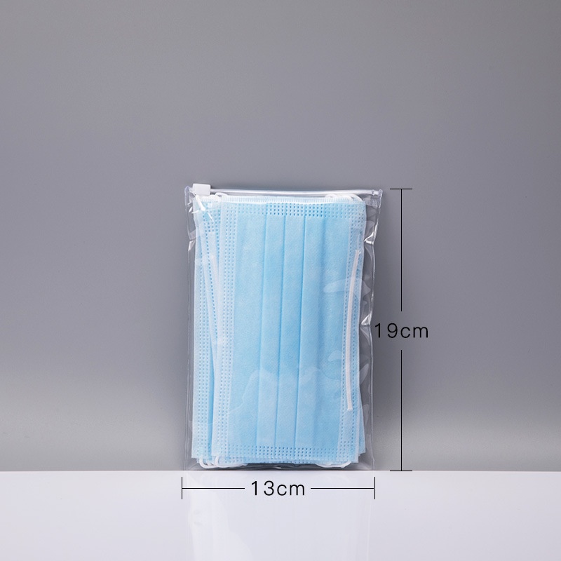 PVC Mask Storage Bags Face Masks Storage Zipper Case Casing Bag ...