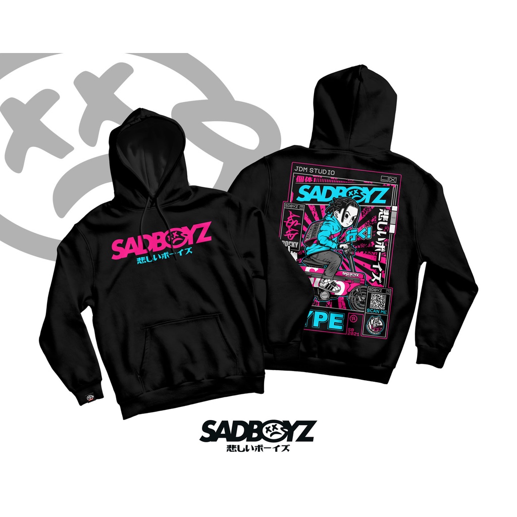 SADBOYZ v.2 Hoodie "JDM Studio" Shopee Philippines