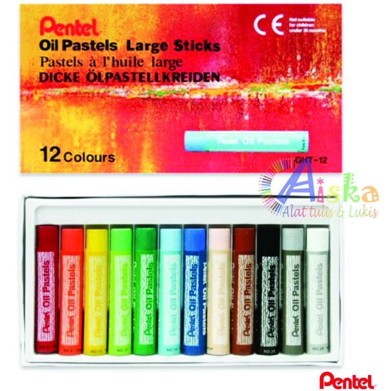 Large Pentel Crayons SET (Oil Pastel Pentel SET) | Shopee Philippines