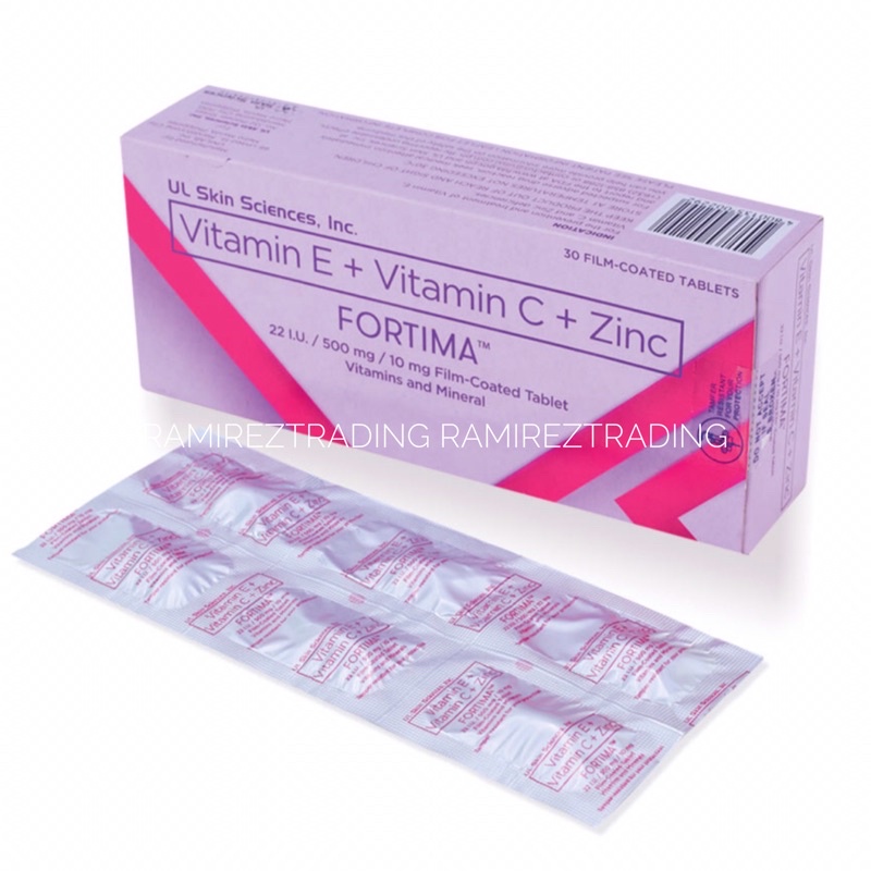 FORTIMA TAB VITAMIN E VITAMIN C & ZINC Vitamin E + Vitamin C + Zinc 30