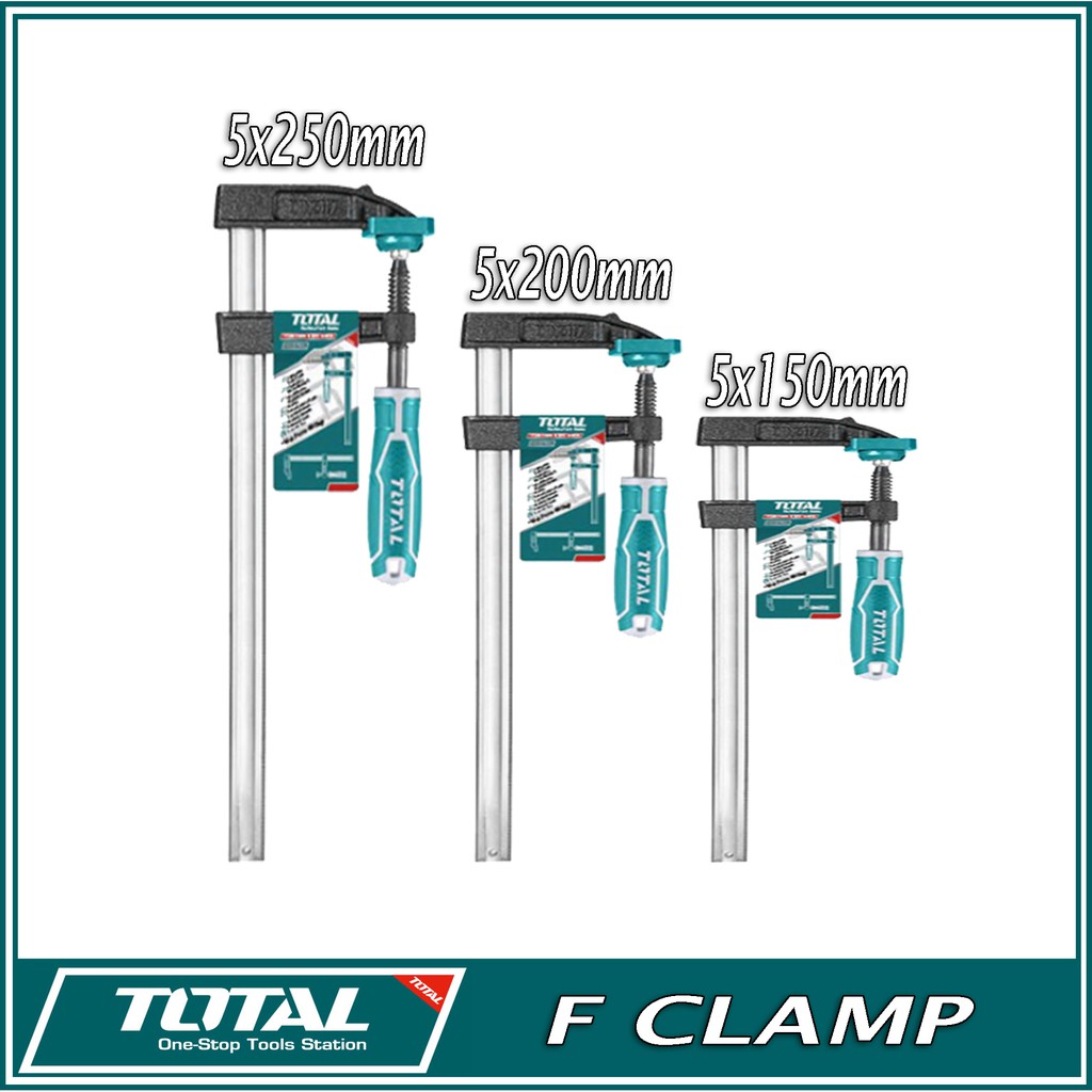 Total F Clamp 50x250mm, 50x200mm or 50x150mm | Shopee Philippines