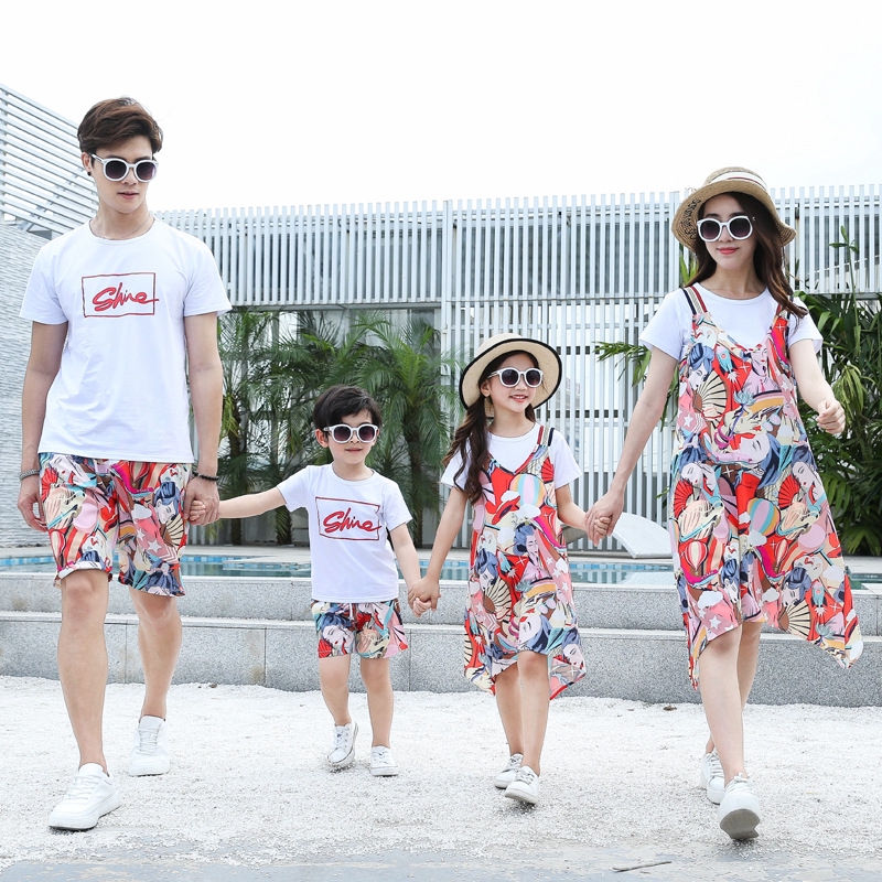 Matching family outfits top for summer