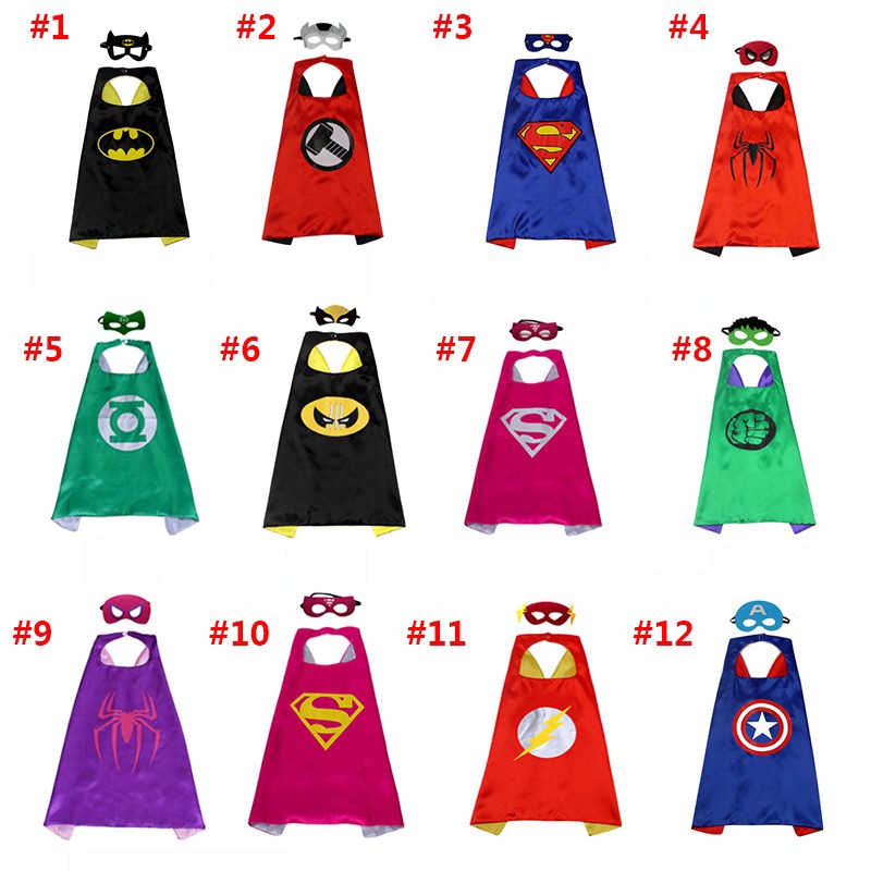 NFTX Superhero Capes For Kids - Double Sided Cape With Mask Costume Set For Boys Girls - View #11