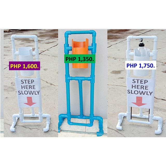 ALCOHOL DISPENSER STAND/ Sanitizer Dispenser is a foot operated hand
