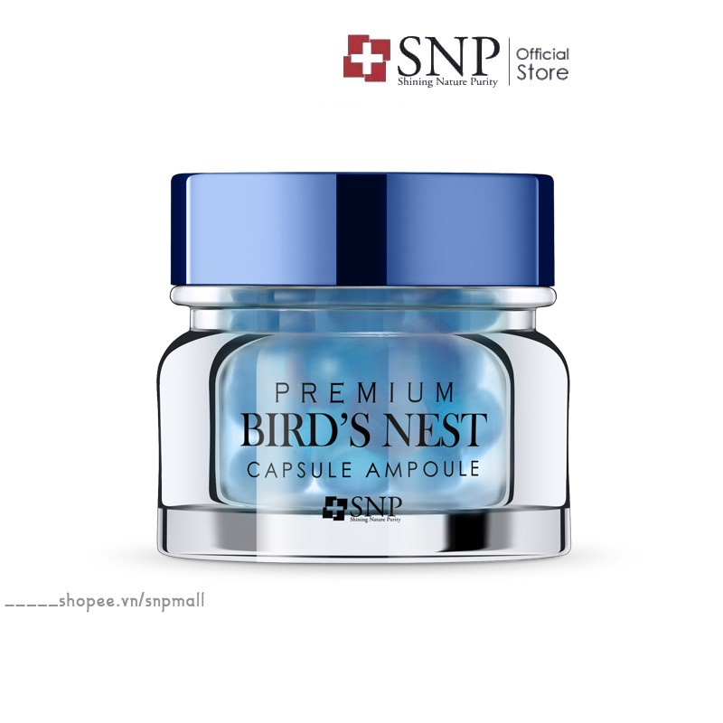 Snp Premium Bird's Nest Capsule Ampoule Moisturizing And Brightening