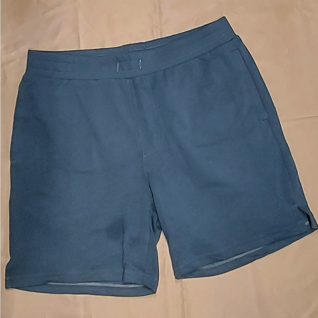 Blue, Men's Shorts with Side and Back Pocket Overruns | Shopee Philippines