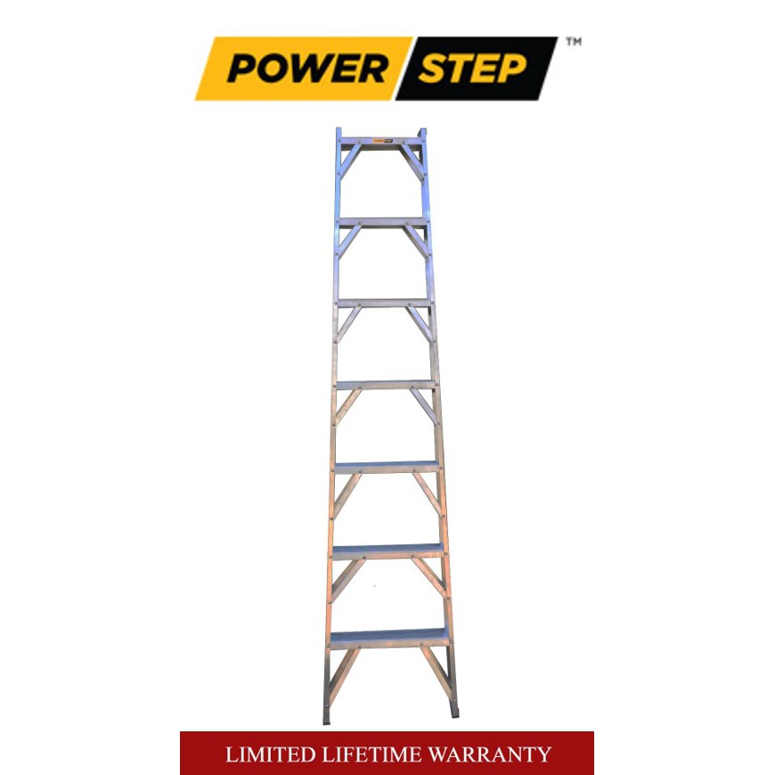 Power Step Aluminum Straight Ladder 7ft | Shopee Philippines