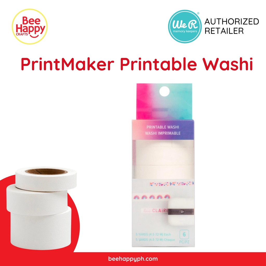 We R Memory Keepers PrintMaker Printable Washi | Shopee Philippines