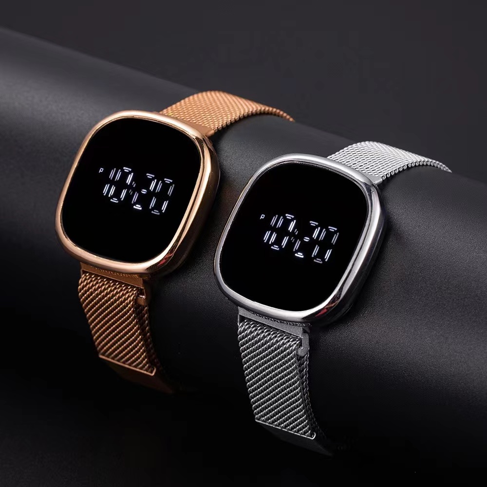 Fashion LED Touch Screen Magnetic Buckle Digital Watch Wristwatch For ...