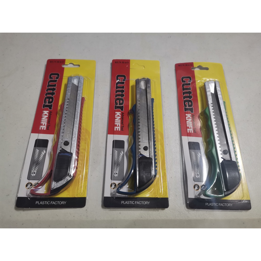 Haixin Cutter Knife Sharp Blade Plastic Handle Cutters Blades Knives ...