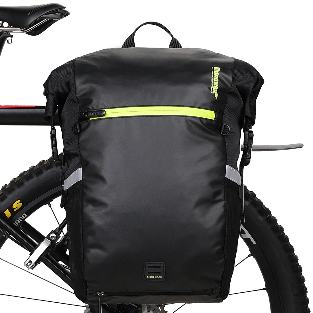 Rhinowalk 22L bike bag waterproof bicycle pannier bag men's backpack ...