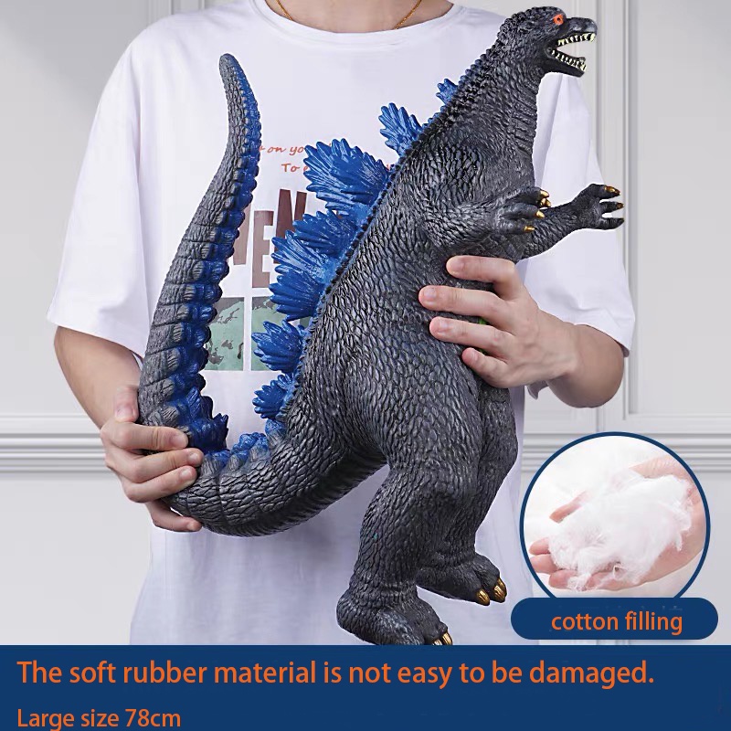 Giant rubber Godzilla toy, 24 inches, with sound simulation godzilla ...