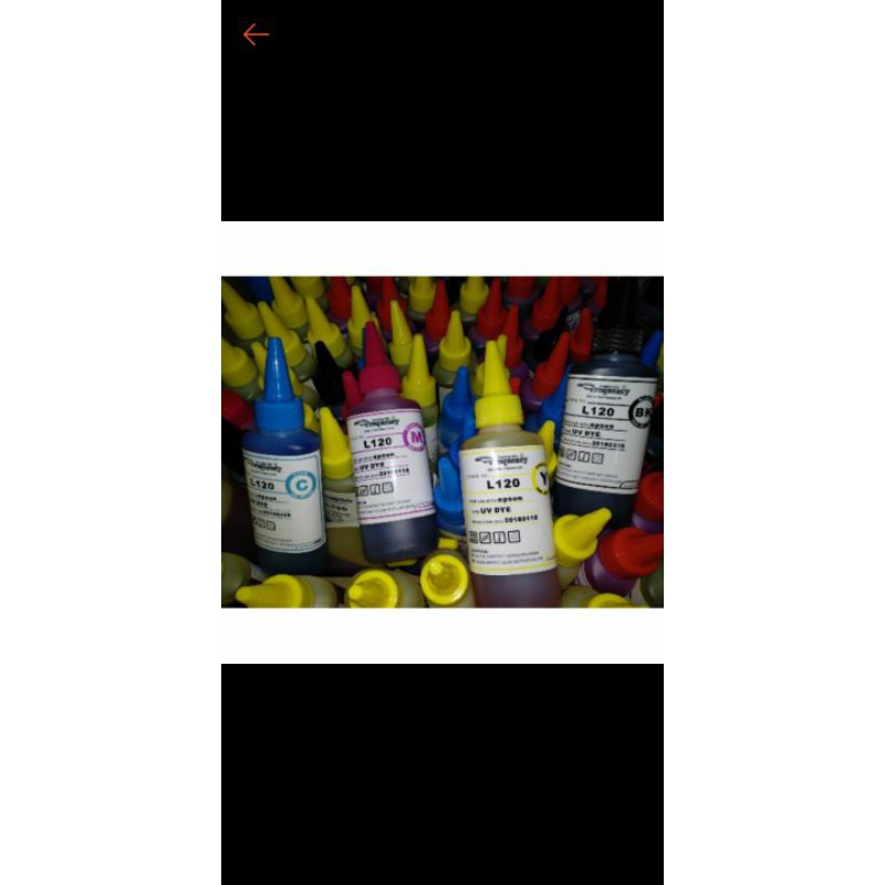 Epson L120 Uv Dye Ink Cmyk 100mlbottle Shopee Philippines 8352