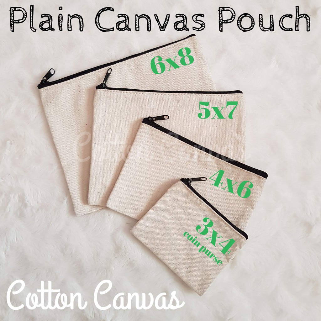 Canvas on sale pouch wholesale