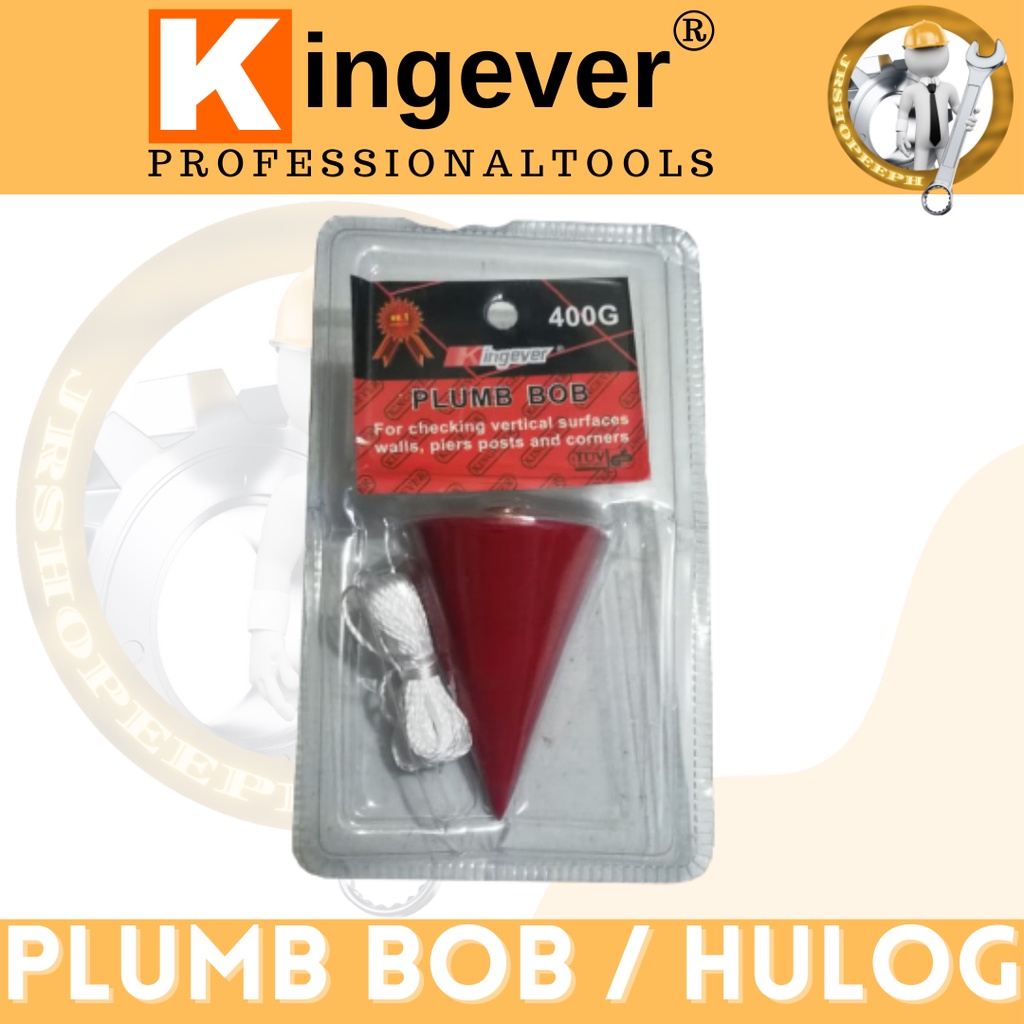 Jrshopeeph Kingever Plumb Bob 400G Hulog High Quality Carpenter Tools ...