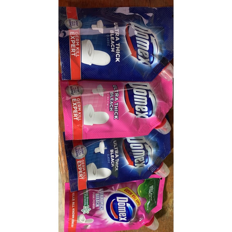 bleach dishwashing liquid laundry soap domex pouch 150ml 4pcs Shopee