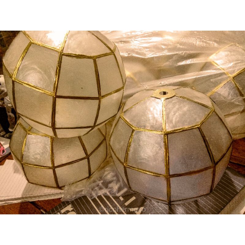 Ball Capiz Lantern 8