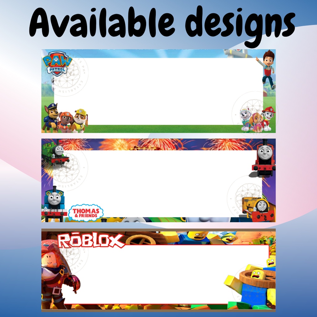 Roblox Cartonize Name Tag Template