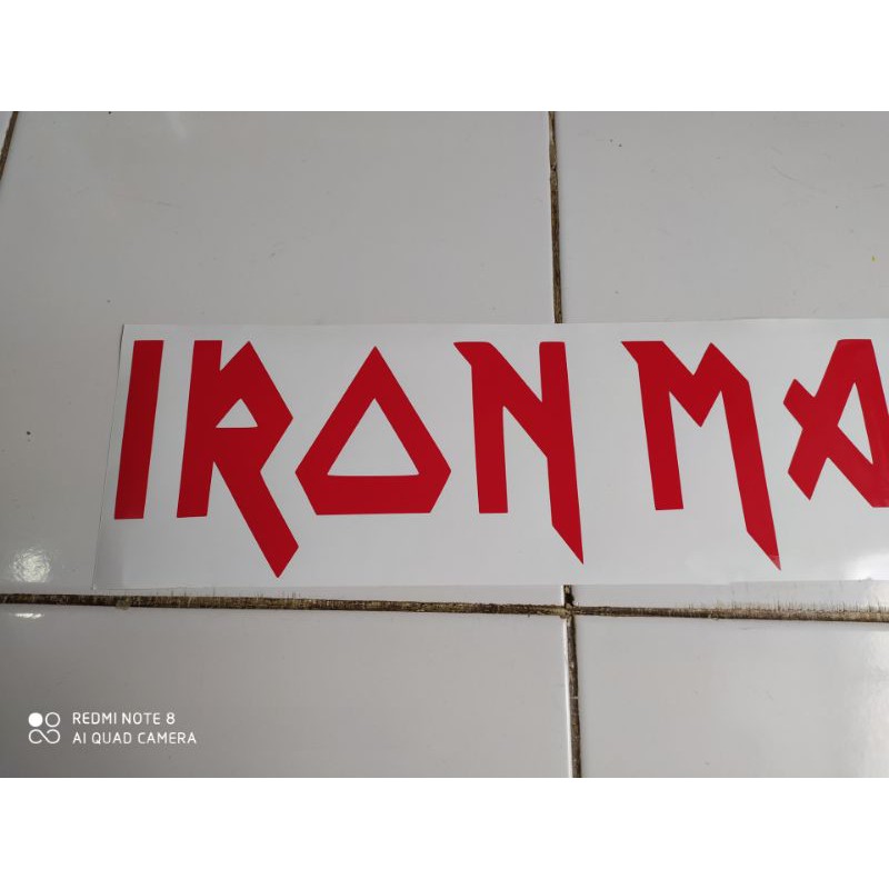 Iron maiden Car Stickers custom cutting Stickers QXZB Shopee Philippines