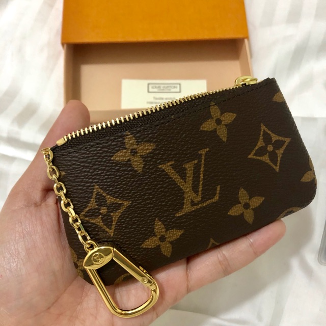 Louis Vuitton Key Pouch Monogram Brown in Coated Canvas with Gold