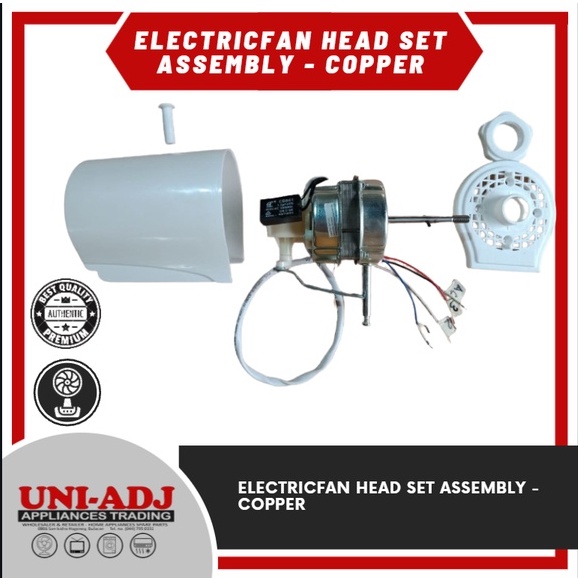 Electric Fan motor assembly set with fan head cover Copper Shopee