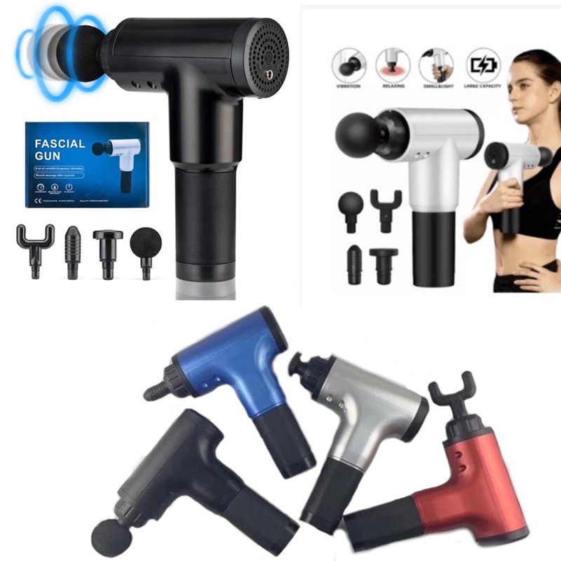 Massage gun facial gun vibration massage machine gun | Shopee Philippines