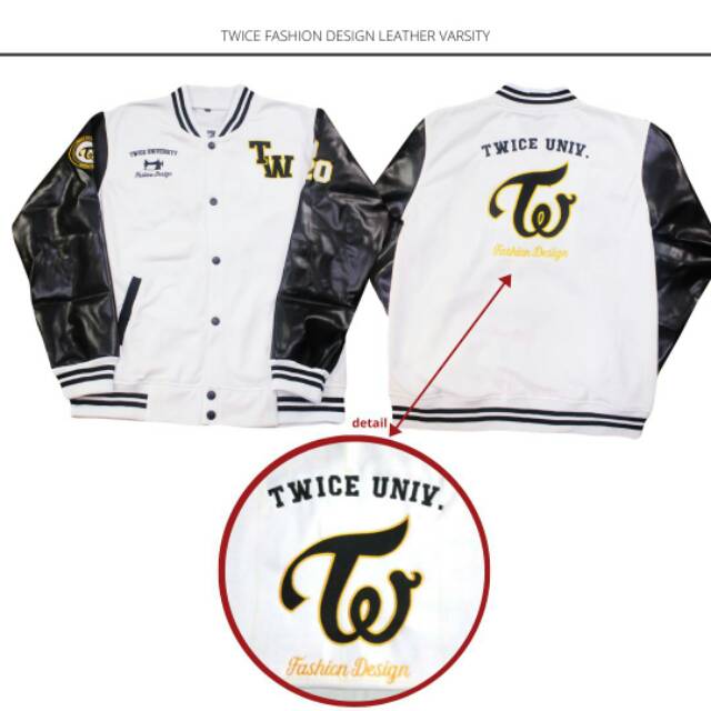 TWICE University cheapest Varsity Jacket