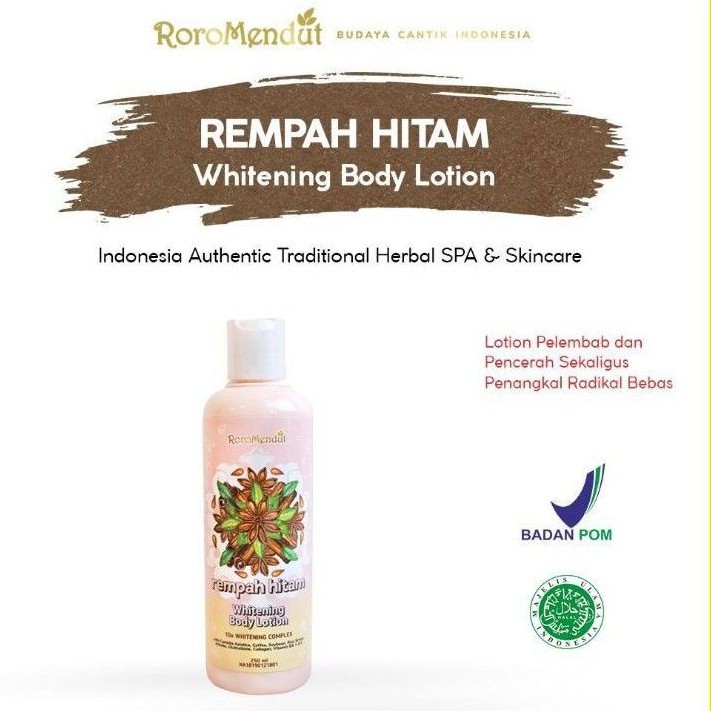 ORIGINAL Black Spice Whitening Body Lotion Roro Mendut | Shopee Philippines