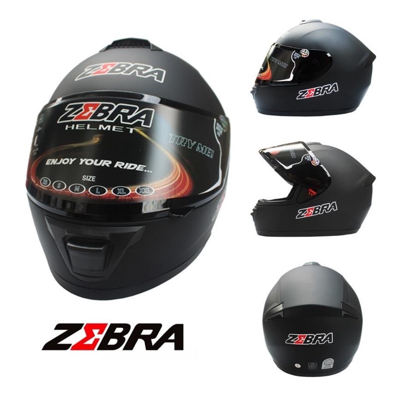 ZEBRA full face helmet motors visor motorcycle helmets 838 Shopee