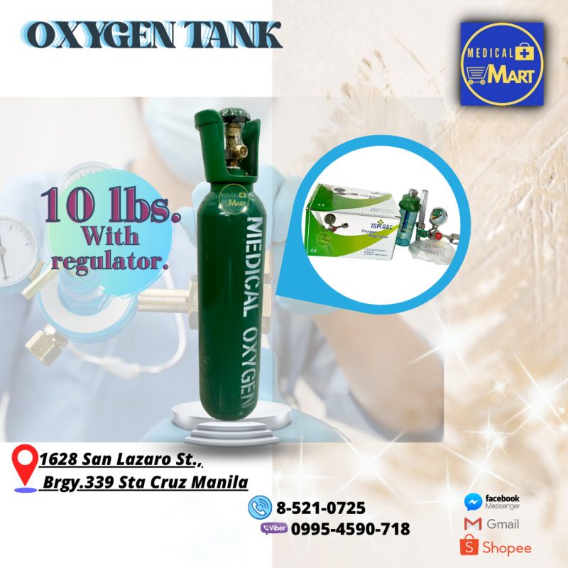 Oxygen Tank 10LBS with content/refill Shopee Philippines