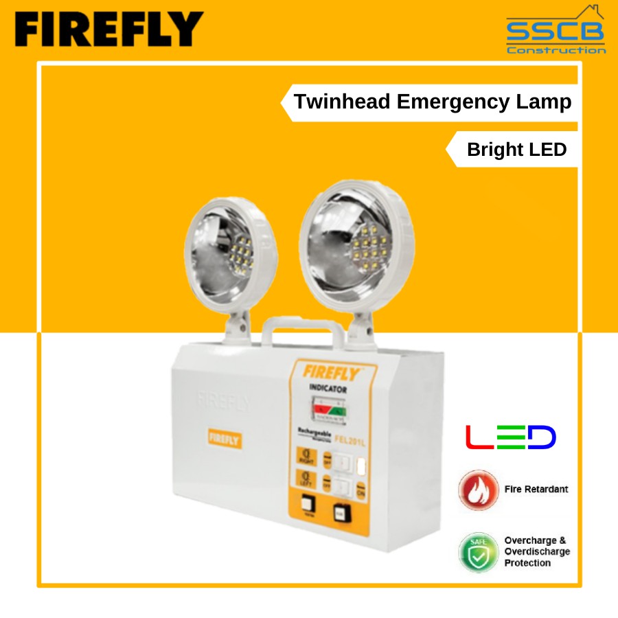 Firefly Led Rechargeable Emergency Lamp FEL201L