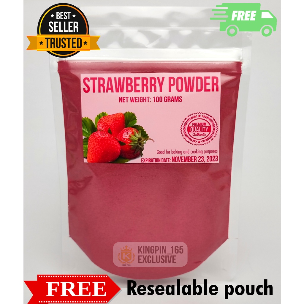 100 PURE Strawberry Powder Premium Quality for Cheesecake, Strawberry