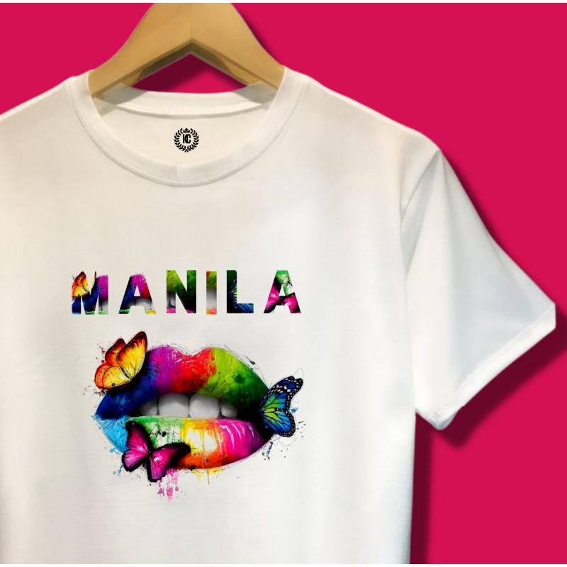 Manila Lips 02 Graphic Design Sublimation Tshirt Unisex Shopee
