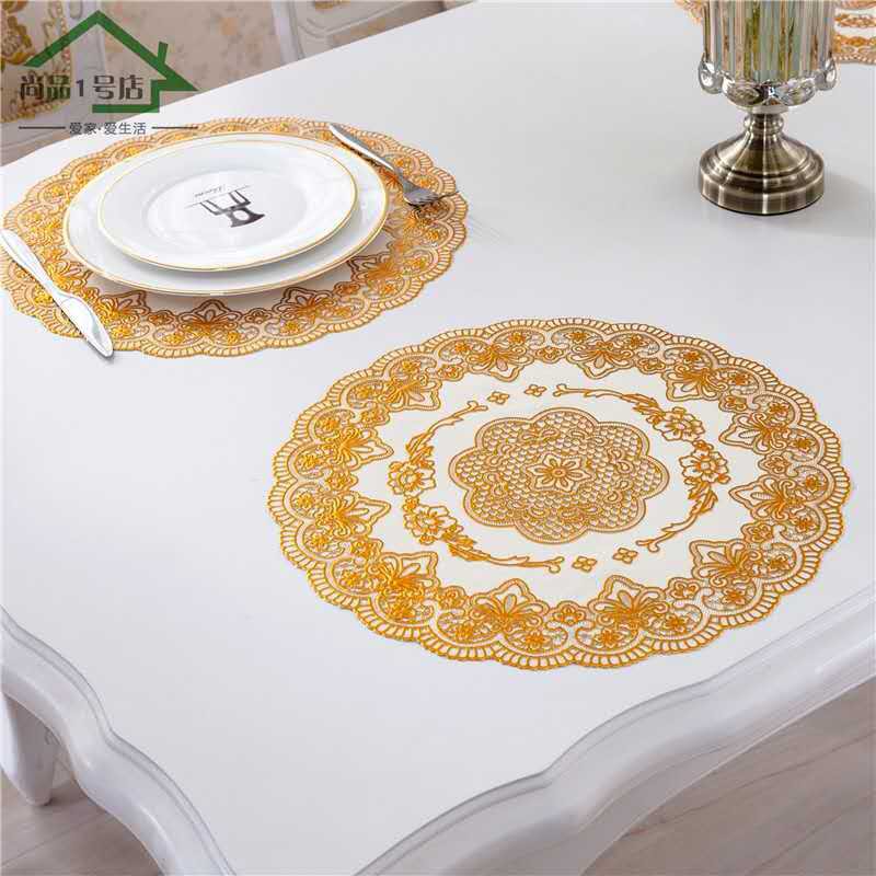 PVC Round Non-Slip Coasters Table Mat | Shopee Philippines