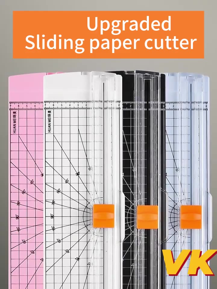 VK Portable Paper Trimmer Plastic Paper Cutter A4 Size Office Cutting ...