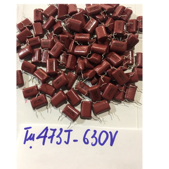 10 Capacitors 473J/630V(Equivalent to 0.047uf/630V) | Shopee Philippines