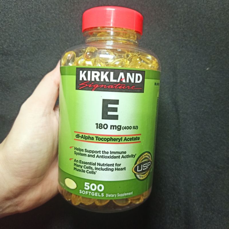 KIRKLAND SIGNATURE VITAMIN E 180MG 500 SOFTGELS Shopee Philippines