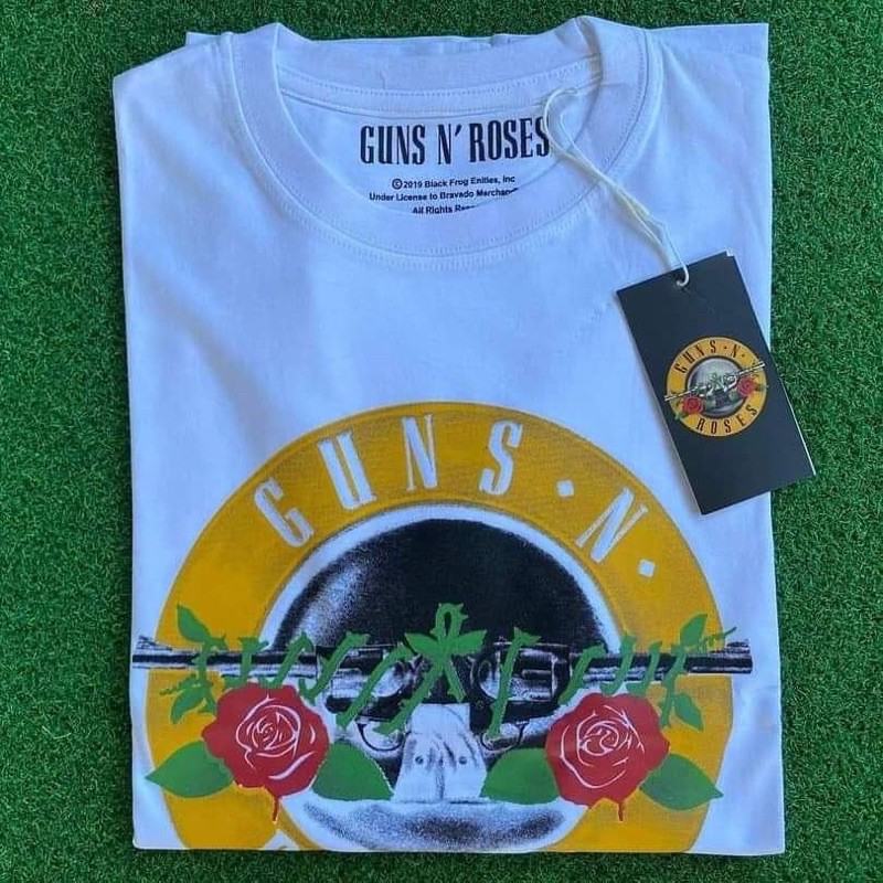 ROCK OFF BANDSHIRT WHITE (UNISEX) Shopee Philippines