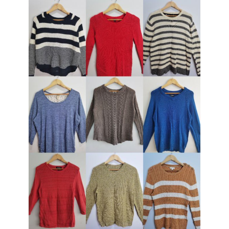 Knitted sweater outlet shopee