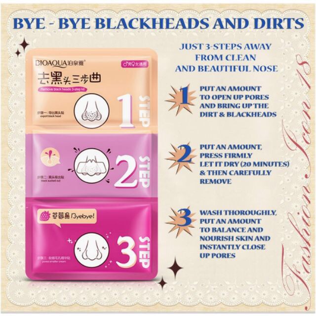 BioAqua Blackheads remover (sachet) Shopee Philippines