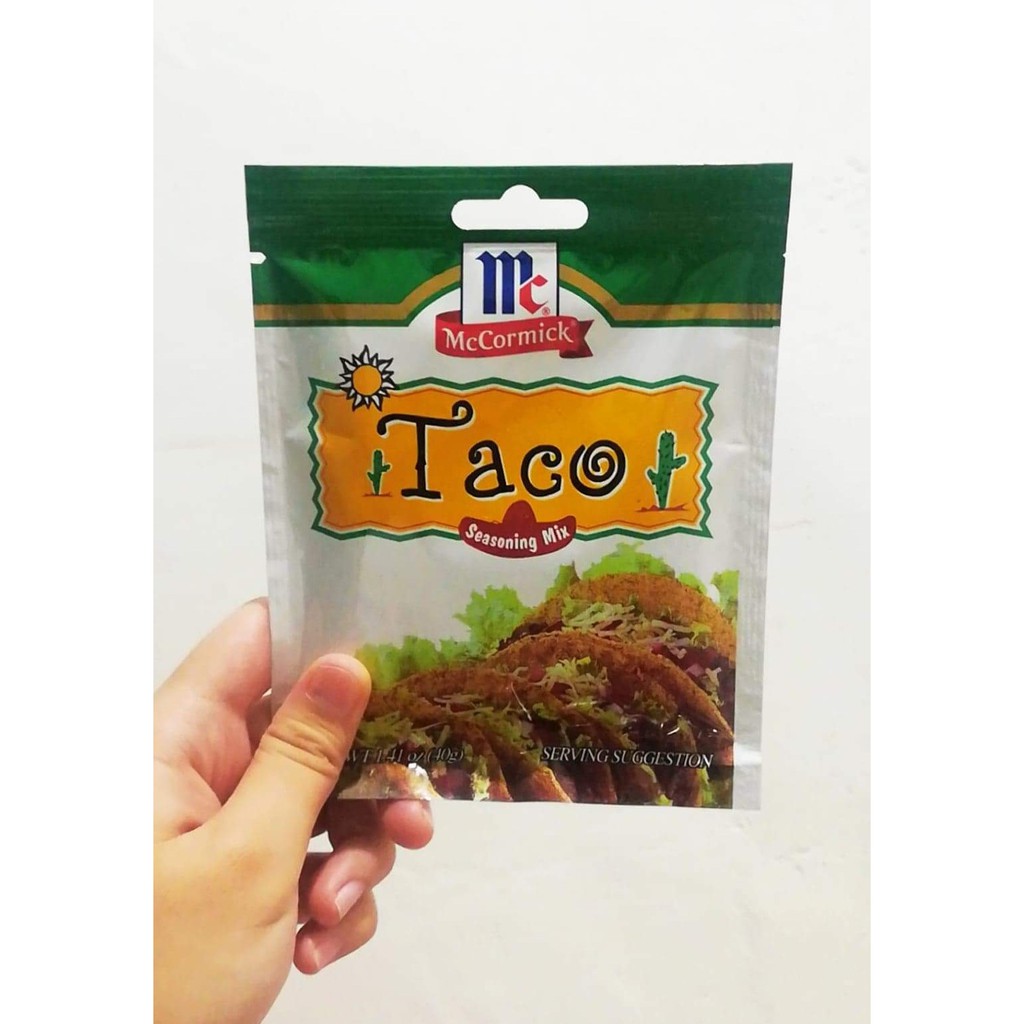 Taco Powder Mix Mccormick Shopee Philippines 4135