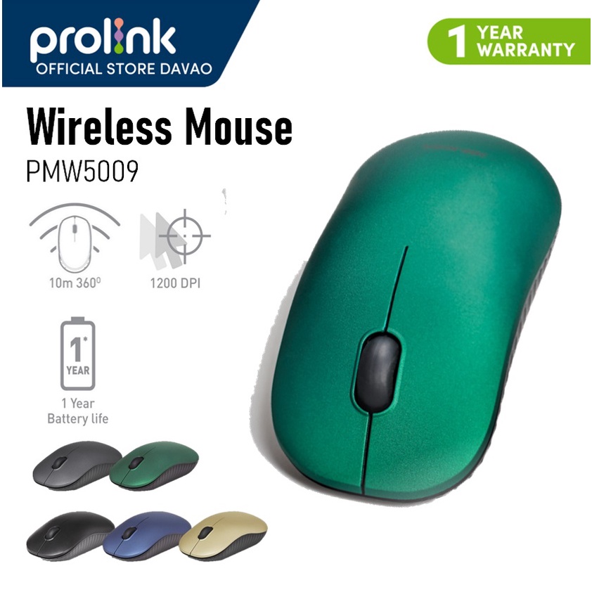 PROLiNK PMW5009 Wireless Optical Mouse /1200DPI/Power Saving/For Laptop ...