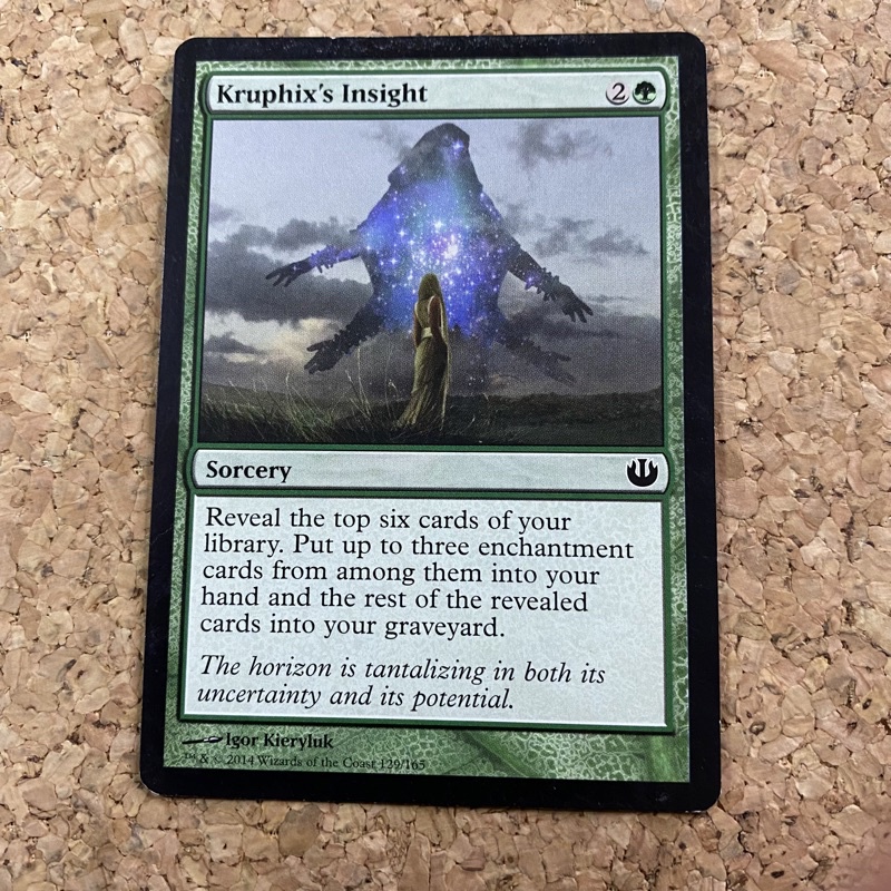 MTG KRUPHIX’S INSIGHT (GREEN) MAGIC THE GATHERING | Shopee Philippines