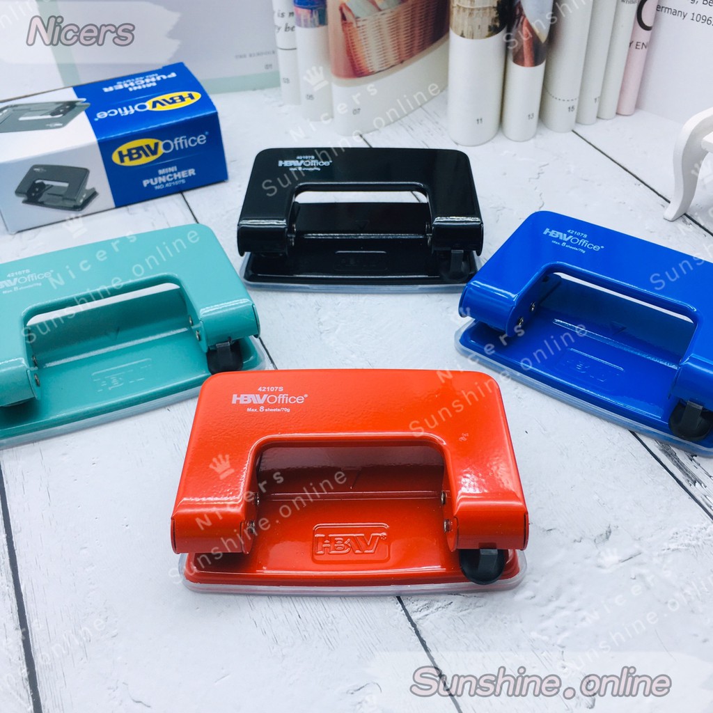 #42107S HBW Two Hole Puncher MINI Puncher Ticket Puncher | Shopee ...