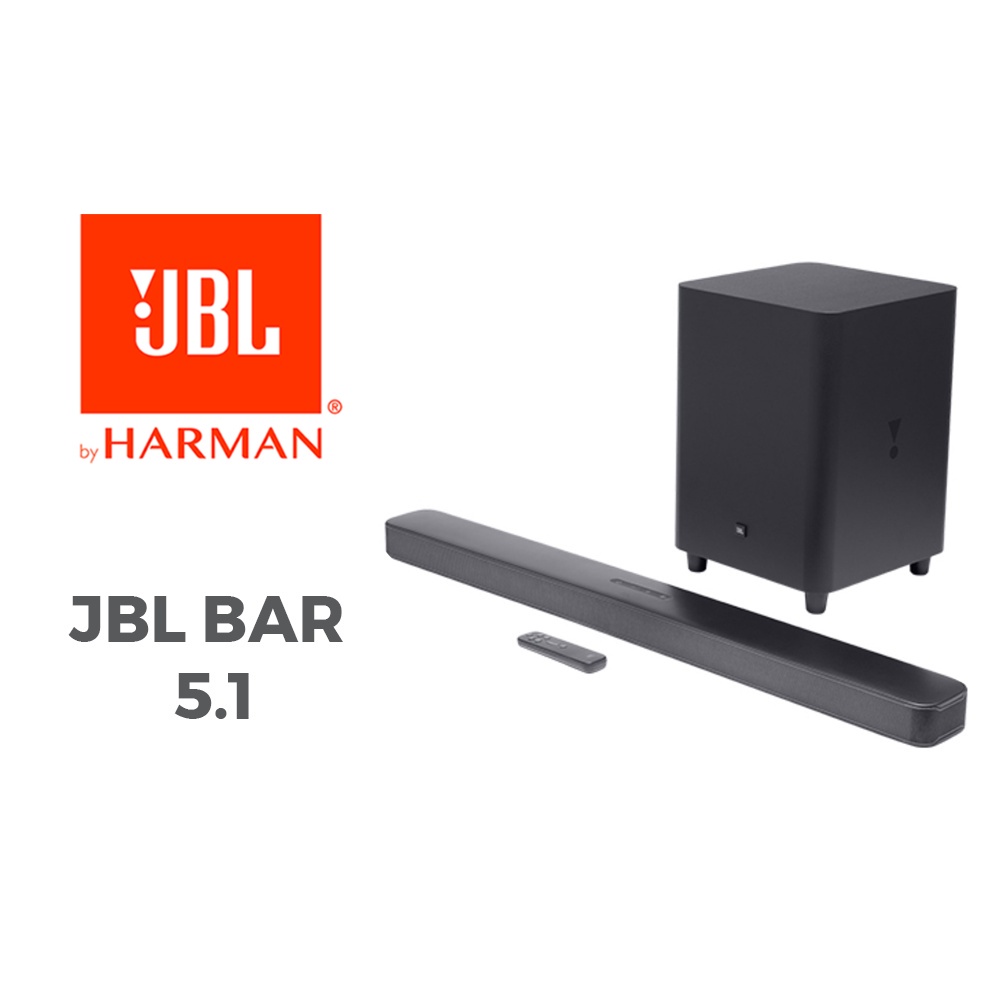 JBL Bar 5.1 Surround Soundbar With MultiBeam Sound Technology Shopee