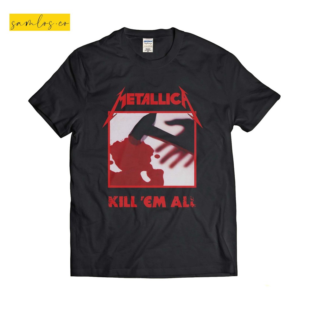 Mettalica Kill Em All BAND T-Shirt | Shopee Philippines